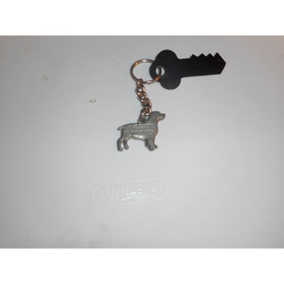 Springer Spaniel Pewter Key Chain Key Ring KeyRing by Harris - Picture 3 of 3